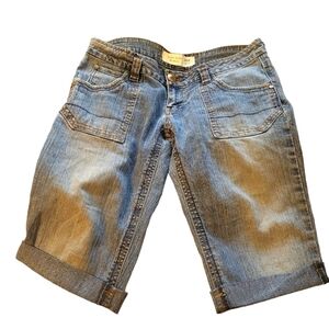 NWT Ladies Denim Bermuda 9/10 Basic Collection
